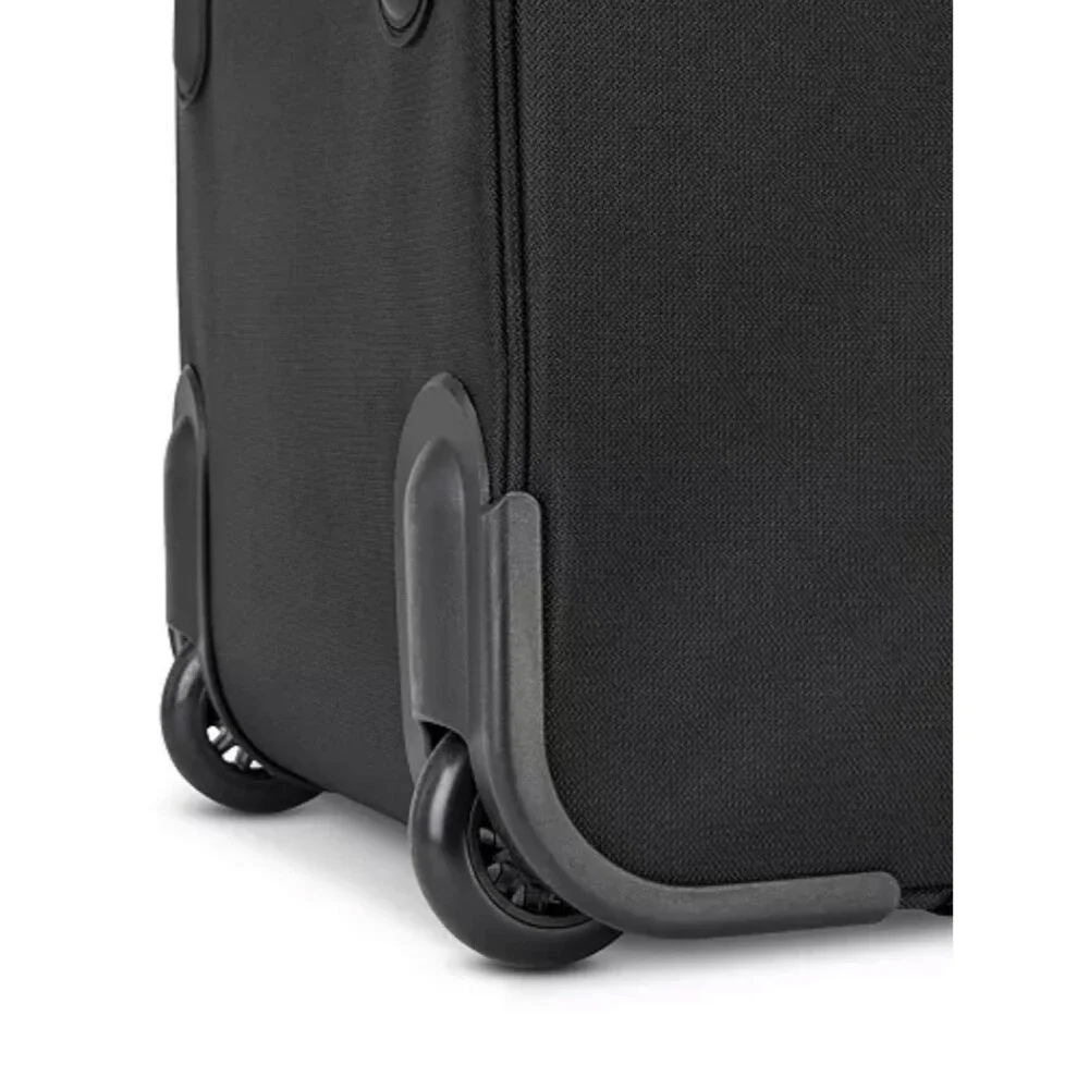 High Sierra Black Wheeled Duffel with Telescoping Handle